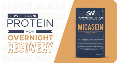 MICASEIN: SLOW RELEASING PROTEIN FOR OVERNIGHT RECOVERY