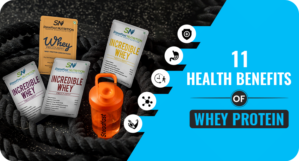 11 HEALTH BENEFITS OF WHEY PROTEIN