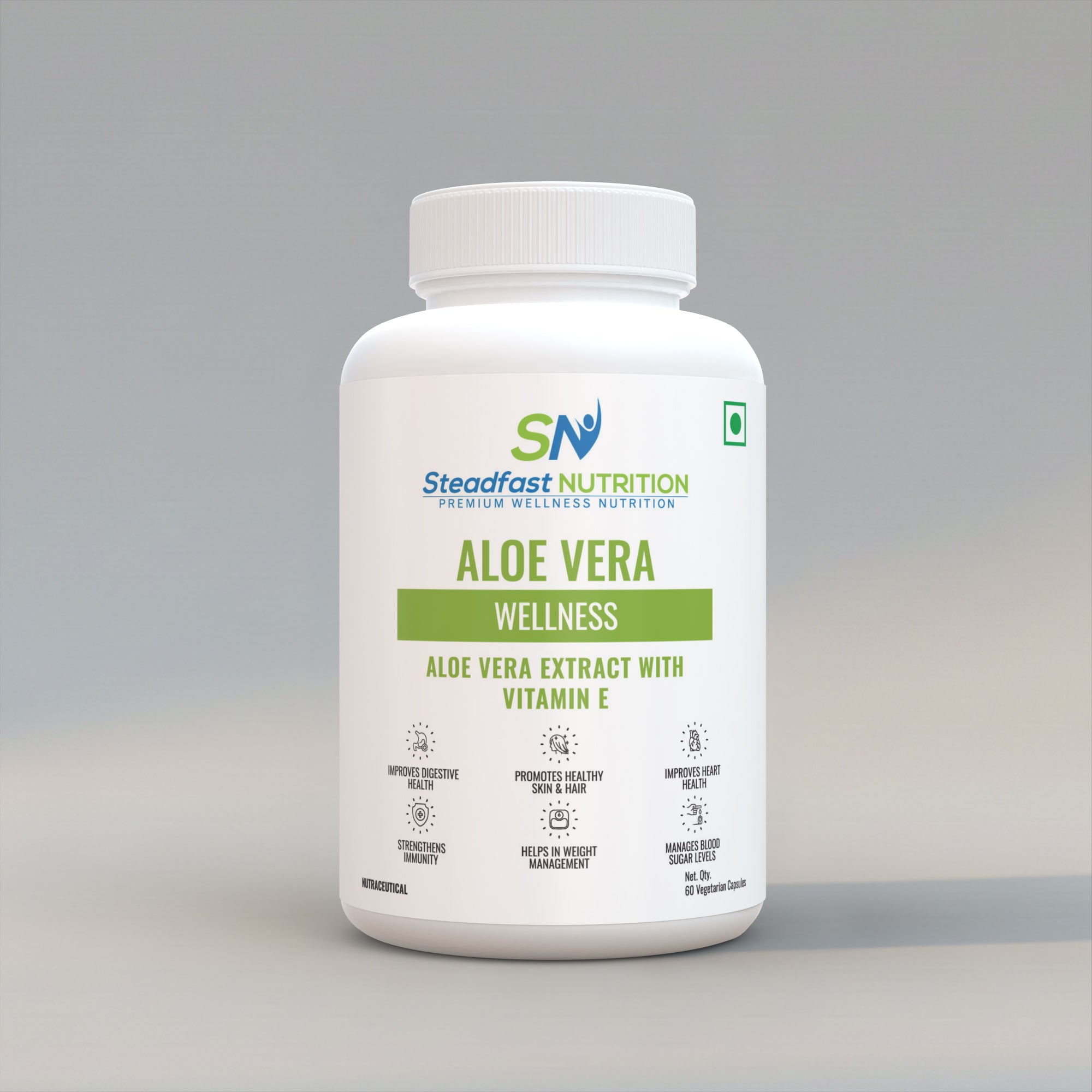 Buy Aloe Vera Capsules | Natural Digestive & Skin Health Supplement