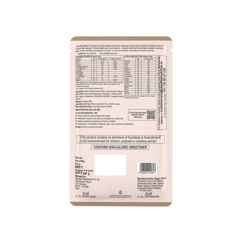 Incredible Isolate Chocolate
