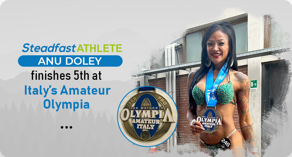 STEADFAST ATHLETE ANU DOLEY FINISHES FIFTH IN ITALY’S AMATEUR OLYMPIA