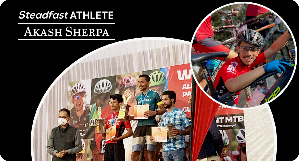 AKASH SHERPA FINISHES RUNNER UP AT 2021 MTB SHIMLA RACE