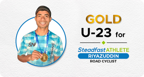RIYAZUDDIN - WINS GOLD U-23 ROAD NATIONAL CHAMPIONSHIP