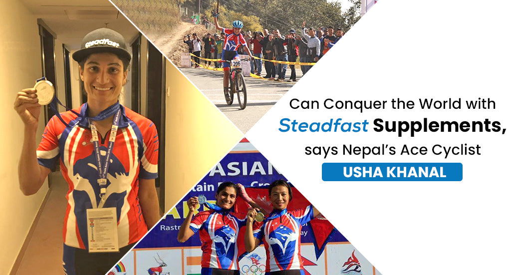Can conquer the world with Steadfast supplements, says Nepal’s ace cyclist Usha Khanal