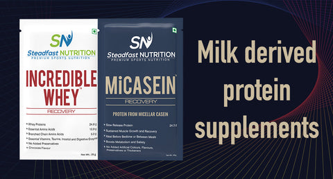 MILK DERIVED PROTEIN SUPPLEMENTS
