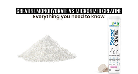 Creatine monohydrate vs micronized creatine: Everything you need to know