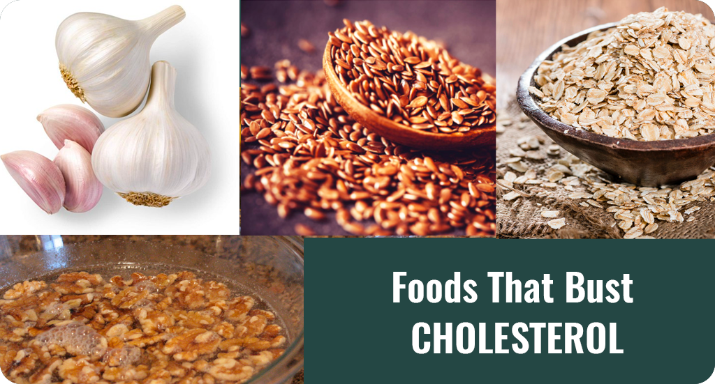 FOODS THAT BUST CHOLESTEROL