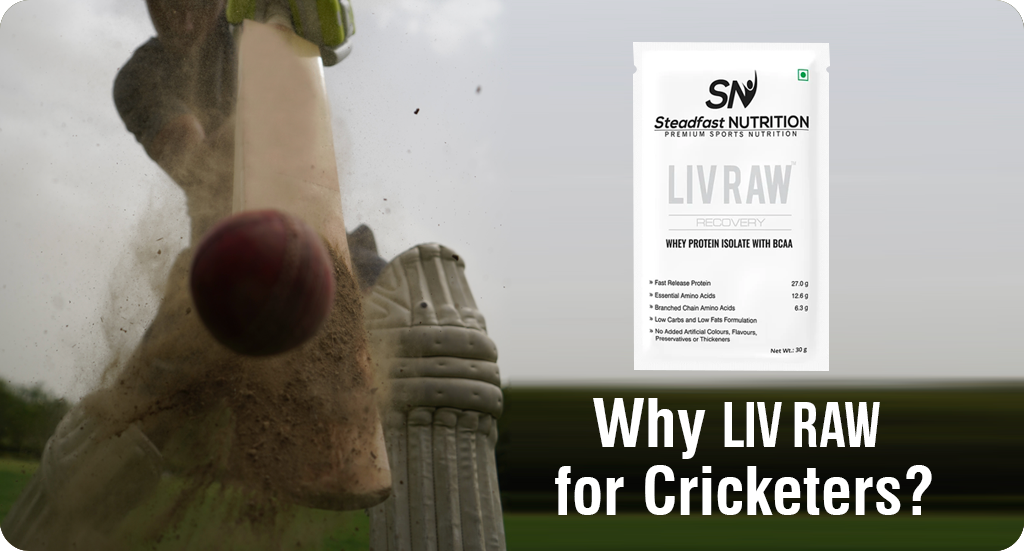 WHY LIV RAW FOR CRICKETERS?