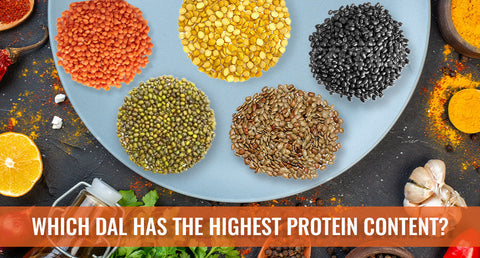 Which dal has the highest protein content?