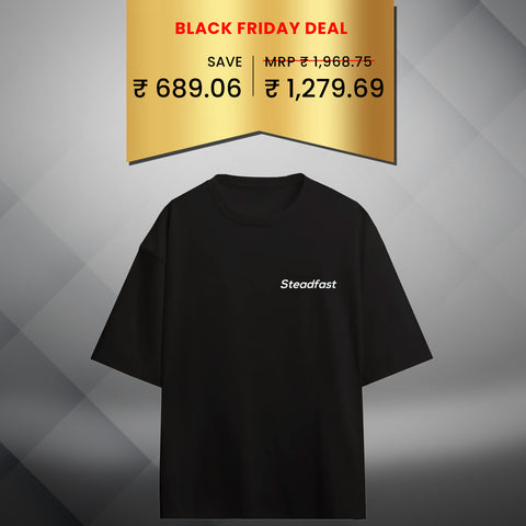 Steadmax-Stead Black Tee