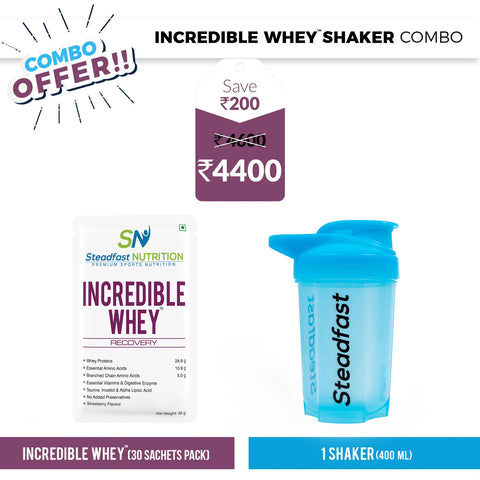 Incredible Whey Shaker Combo