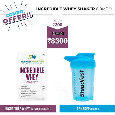 Incredible Whey Shaker Combo