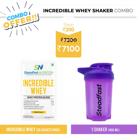 Incredible Whey Shaker Combo