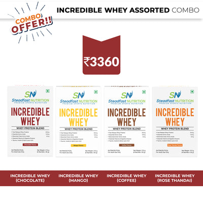 INCREDIBLE WHEY ASSORTED COMBO