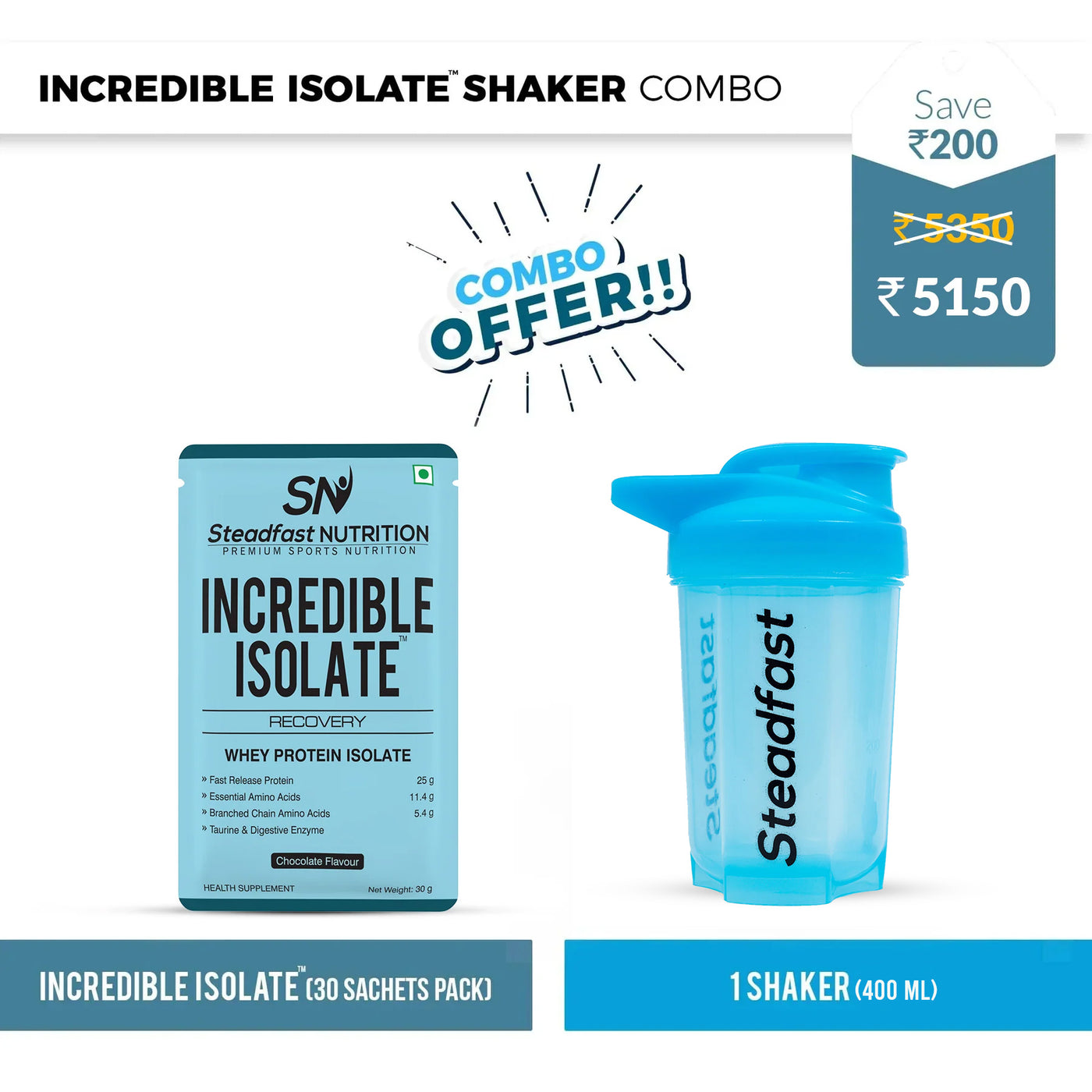 Incredible Isolate Shaker Combo