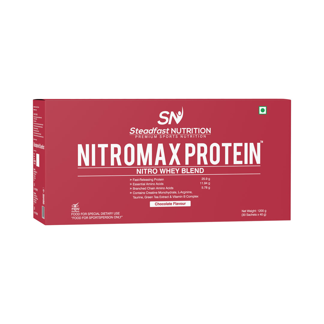 Whey Protein with Creatine, Chocolate Flavour | Nitromax Protein ...