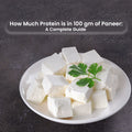 How much protein is in 100 gm of paneer: A completed guide