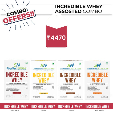 Incredible Whey Assosted Combo