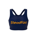 Steadfast Dark Blue Crop Top Leggings Set