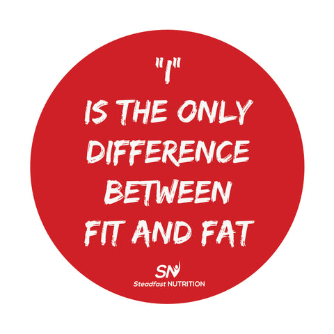 FIT vs FAT Fridge Magnet