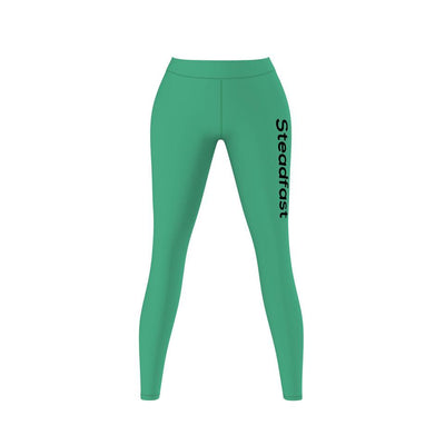 Steadfast Sea Green Crop Top Leggings Set