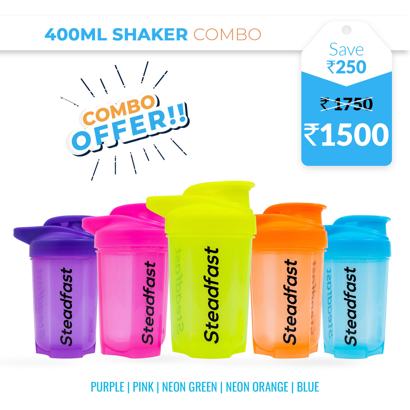 400 ml Shaker Combo