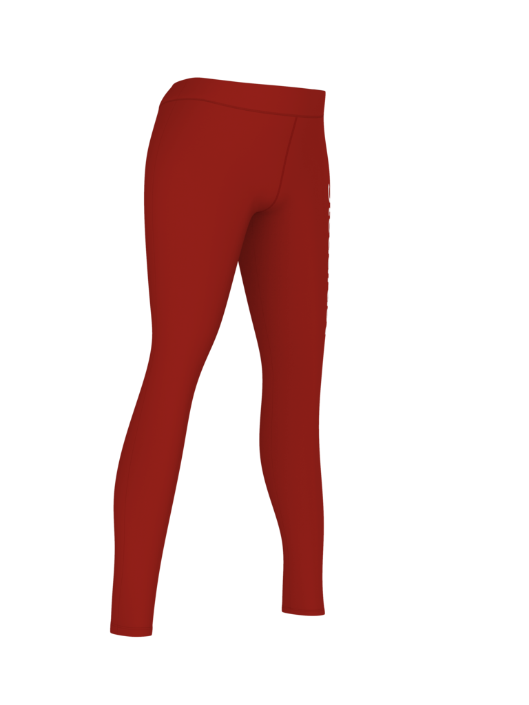 Steadfast Maroon Crop Top Leggings Set