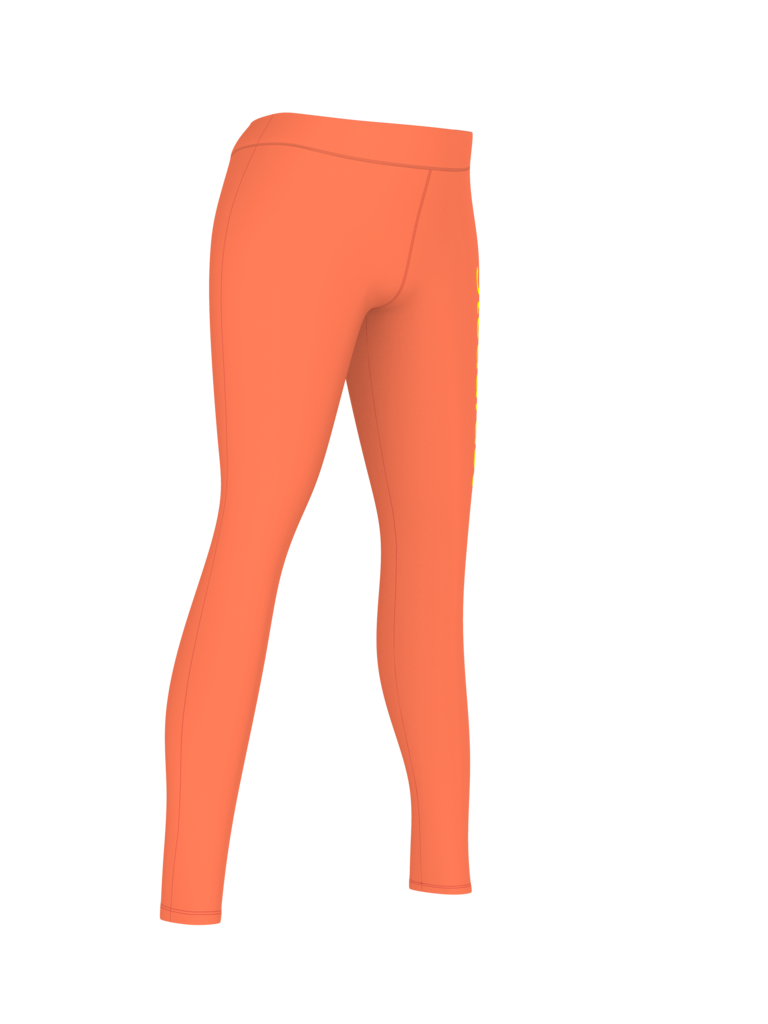 Steadfast Orange Crop Top Leggings Set