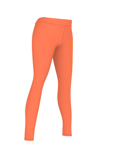 Steadfast Orange Crop Top Leggings Set