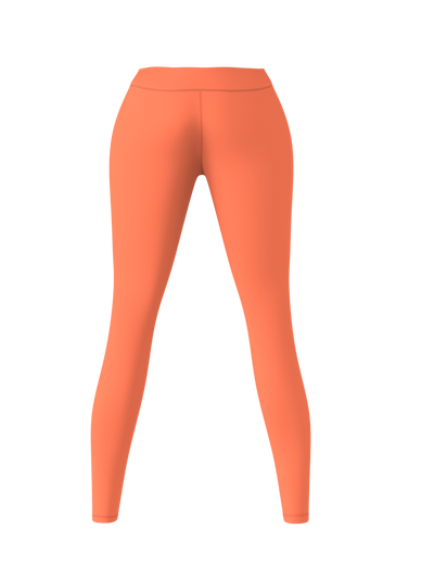 Steadfast Orange Crop Top Leggings Set