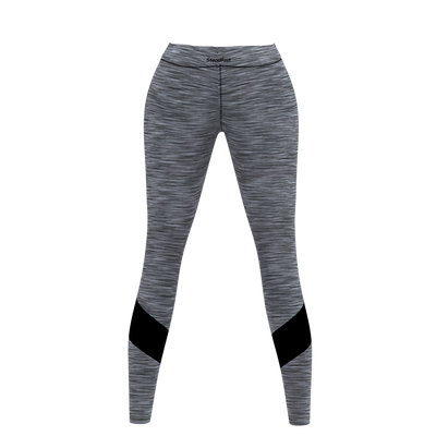 Full Sleeves Grey Crop Top Leggings Set