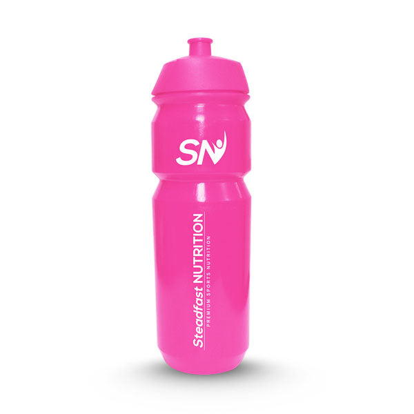 Pink Steadfast Nutrition Tacx Bottle