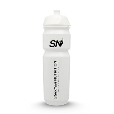 White Steadfast Nutrition Tacx Bottle